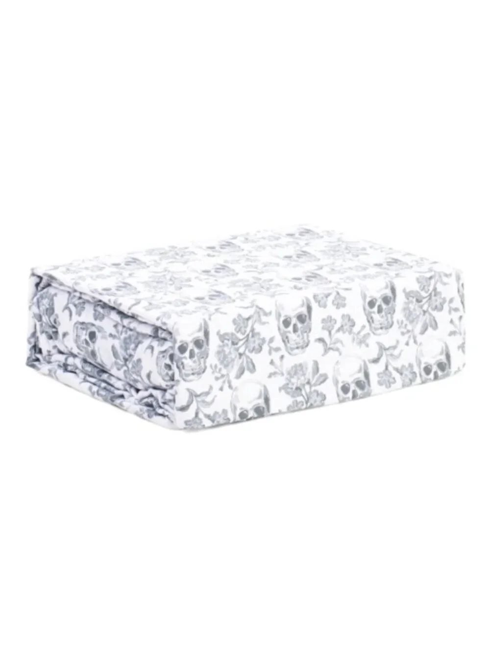 RACHEL ZOE Cotton Girly Skull Sheet Set